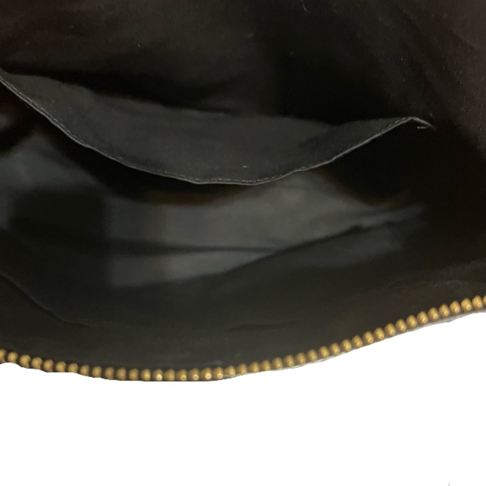 Coach Black Crossgrain Leather Zip Tote Shoulder Bag 4454 - Picture 14 of 16